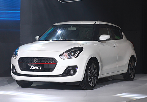 Suzuki Swift thế hệ mới trong buổi họp báo ra mắt tại Hà Nội hồi đầu tháng 12/2018. Ảnh: Lương Dũng.