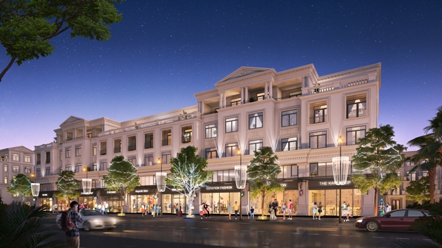 Shophouse ở Vinhomes Marina có diện tích 105-135m2 với mặt tiền rộng, phục vụ tối đa nhu cầu kinh doanh cũng như sinh sống (hình ảnh minh họa)