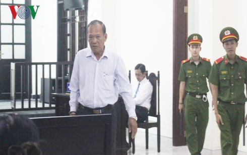 Ông Lê Phong Hải tại phiên tòa