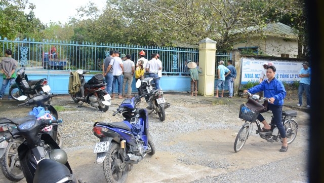 Khu vực xảy ra vụ tai nạn.