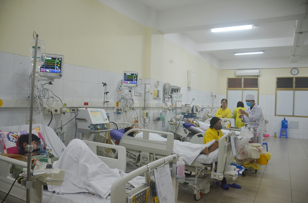 Khoa thường xuyên tiếp nhận và điều trị nhiều bệnh nhân nặng