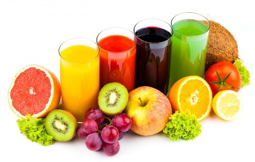 Hoa quả , thực phẩm giầu vitamin C có thể giúp hạ men gan.