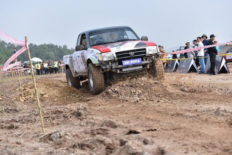 Giải đua bán tải địa hình King of Pickup 2018 đã diễn ra rất quyết liệt 