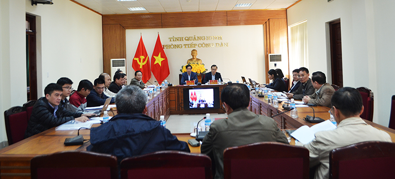 Quang cảnh buổi tiếp công dân