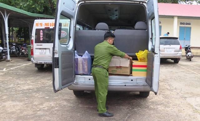 Công an TP Buôn Ma Thuột tạm giữ các cá thể động vật hoang dã được phát hiện tại nhà hàng Biển Rừng về phục vụ công tác điều tra, xử lý.