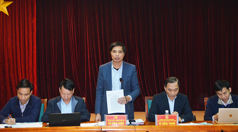 Đồng chí Vũ Văn Diện, Phó Chủ tịch UBND tỉnh khẳng định việc ban hành văn bản 