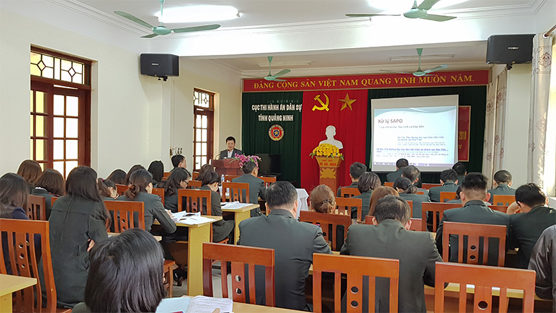 Quang cảnh lớp tập huấn