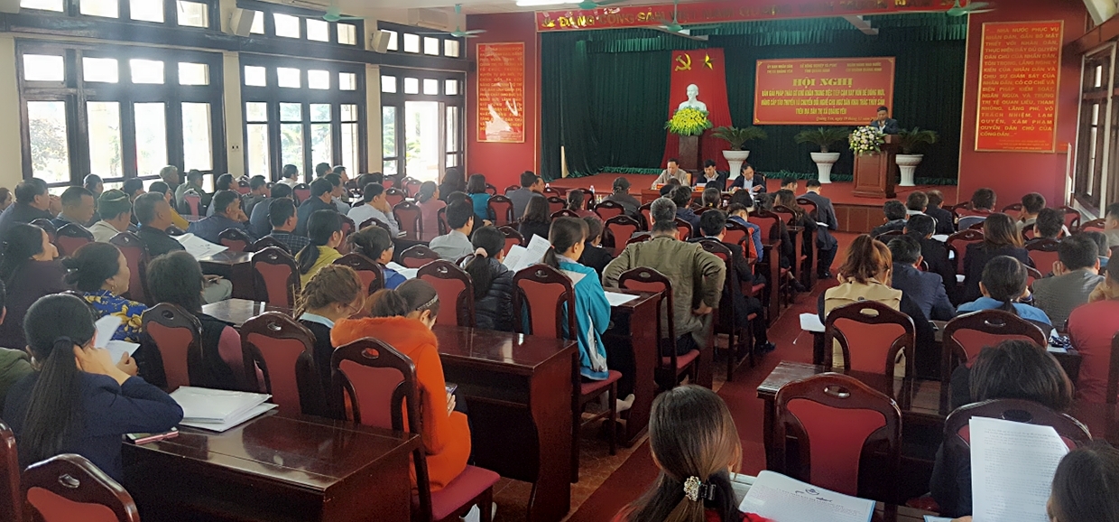 Quang cảnh hội nghị.