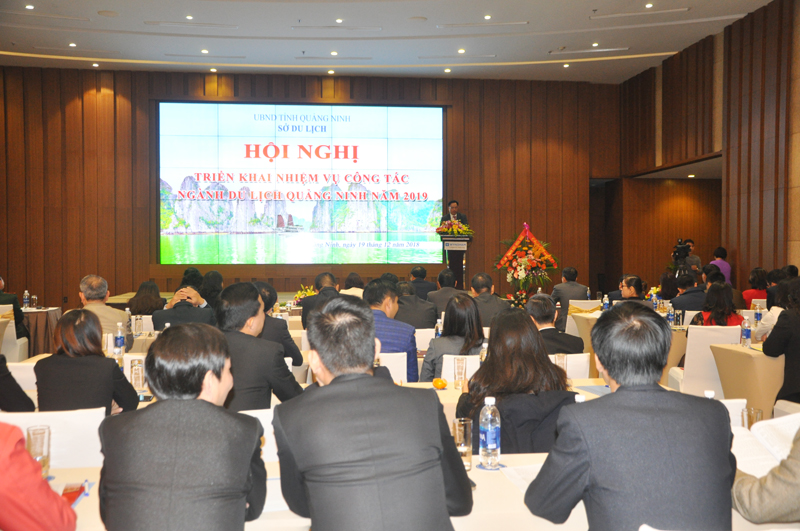 Quang cảnh hội nghị triển khai nhiệm vụ 2019 của ngành Du lịch