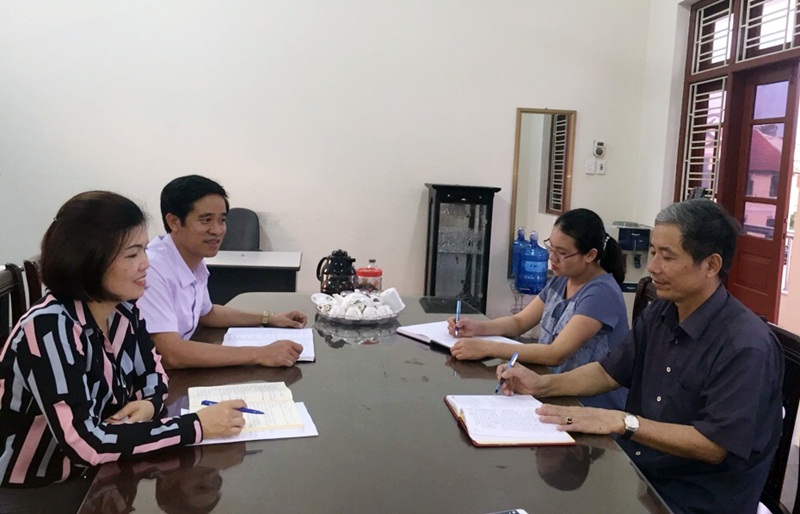 iểu ban Kiểm tra - giám sát Cơ quan Khối TX Quảng Yên họp bàn về kết quả công tác giám sát năm 2018.