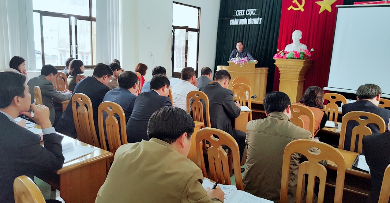 Hội nghị Họp bàn giải pháp tăng cường hiệu quả công tác phòng chống dịch trên đàn gia súc gia cầm