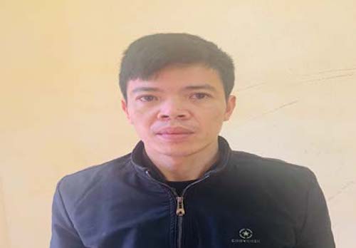Phạm Quan Dũng tại cơ quan điều tra. Ảnh: CA.