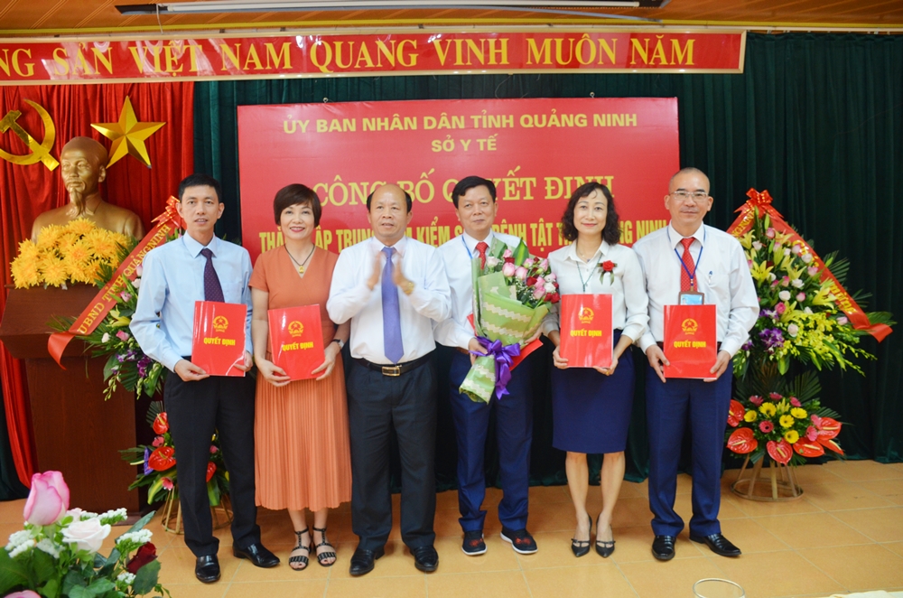 Trung tâm được thành lập trên cơ sở hợp nhất 5 trung tâm thuộc lĩnh vực y tế dự phòng tuyến tỉnh