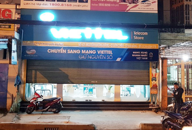Cửa hàng nơi xảy ra vụ cướp. Ảnh: G.H.