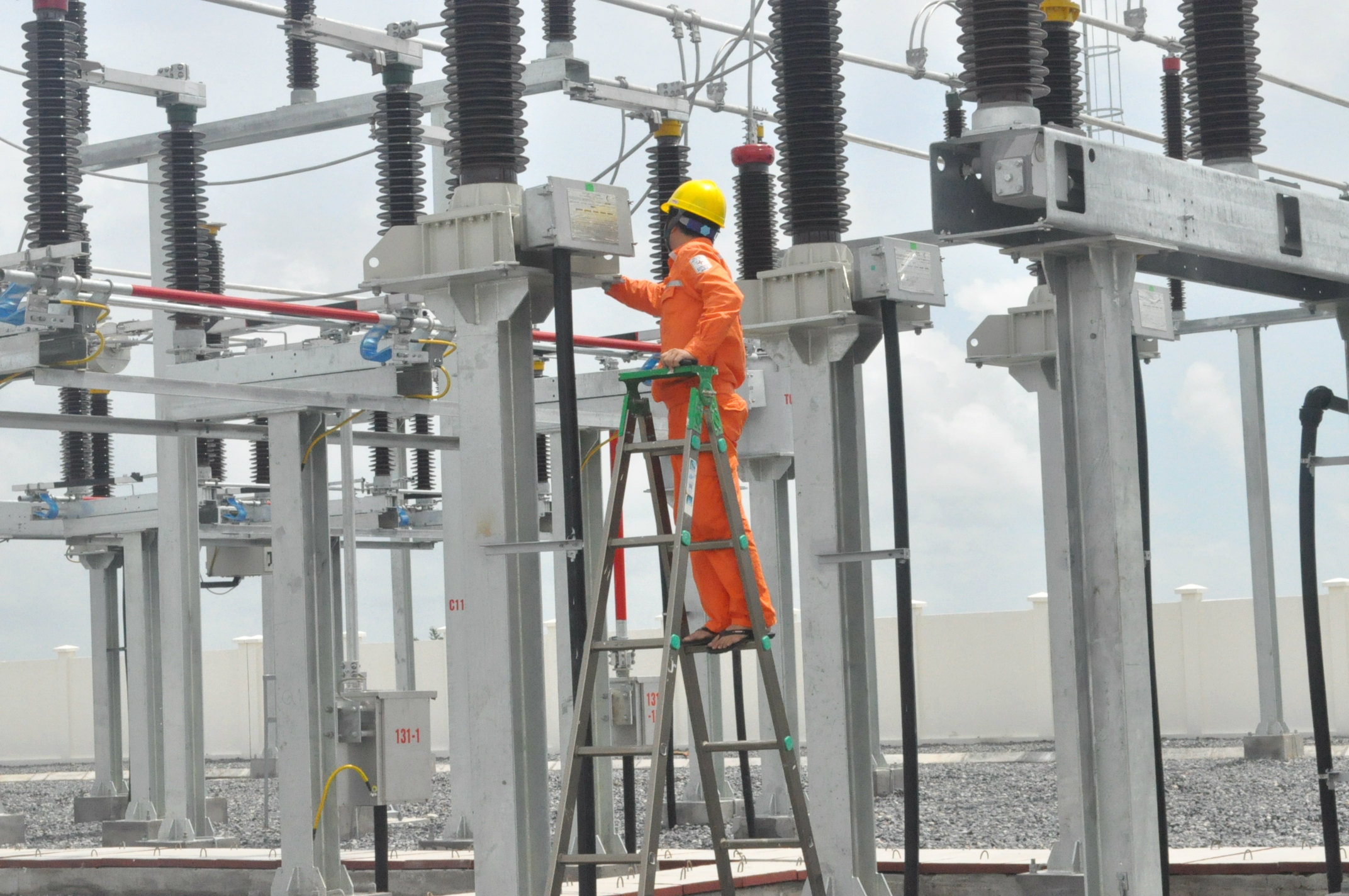 Kiểm tra kỹ thuật trạm biến áp 110kV Hải Hà