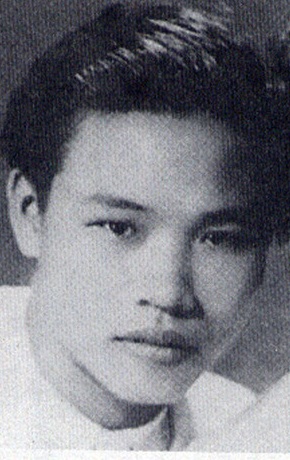 Nhà thơ Huy Cận thời trẻ. Ảnh tư liệu của gia đình nhà thơ.