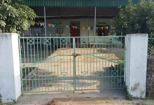 Điểm lẻ mầm non xóm 8A, xã Hưng Yên Nam. Ảnh: Nguyễn Hải.