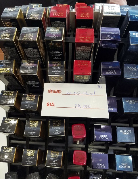 Hàng hóa do Đội Quản lý thị trường số 1 tạm giữ.