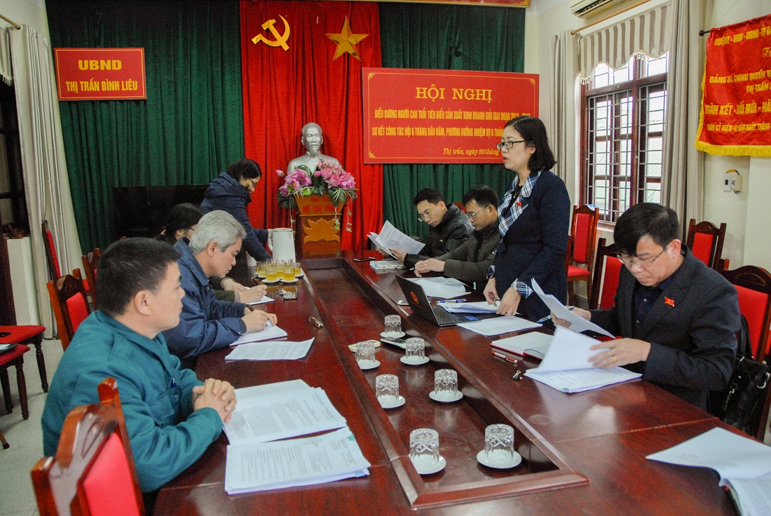 Ban Pháp chế HĐND tỉnh làm việc tại UBND thị trấn Bình Liêu (huyện Bình Liêu).
