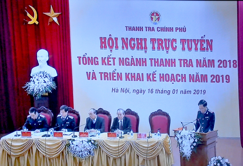 Hội nghị triển khai nhiệm vụ năm 2019 của Thanh tra Chính phủ