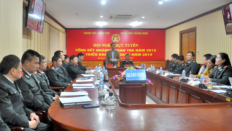 Phó Chủ tịch UND tỉnh Quảng Ninh Đặng Huy Hậu tham luận tại hội nghị
