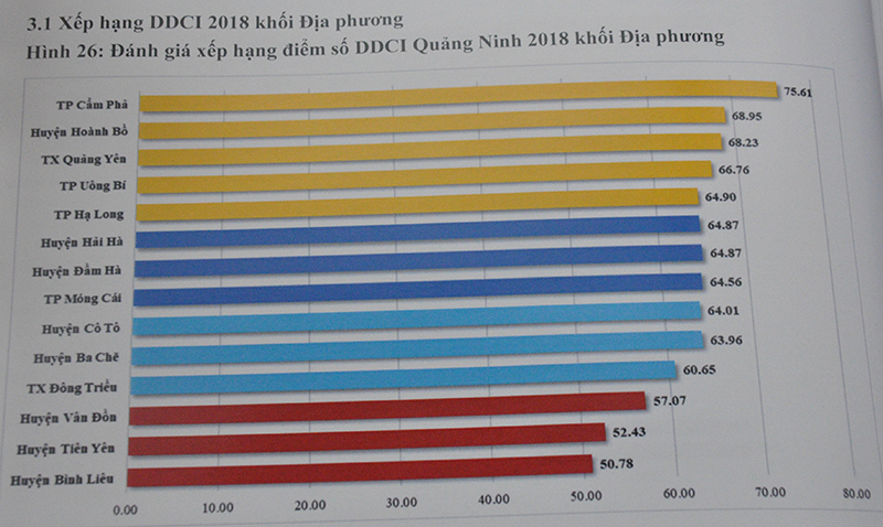 Cục Hải quan Quảng Ninh và TP Cẩm Phả tiếp tục dẫn đầu bảng xếp hạng DDCI 2018 ảnh 10