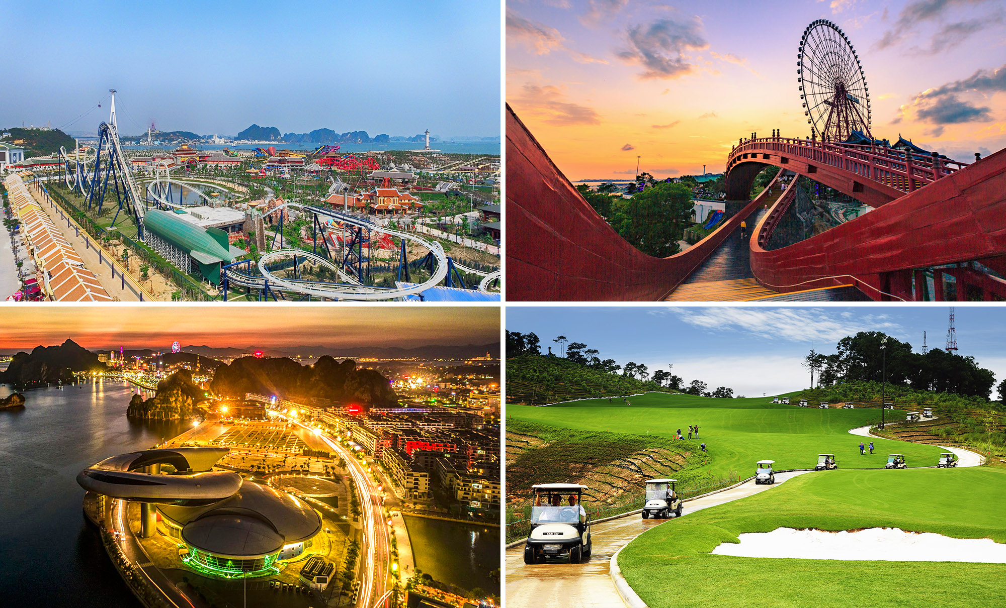 Tổ hợp giải trí Sun World Halong Complex, cầu koi trên đỉnh Ba Đèo, Cung Quy hoạch - Bảo tàng - Thư viện tỉnh, Quần thể du lịch nghỉ dưỡng 