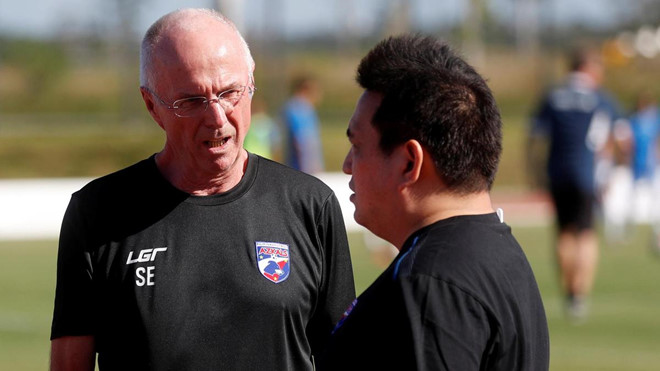 HLV Eriksson đã chia tay tuyển Philippines sau Asian Cup 2019.
