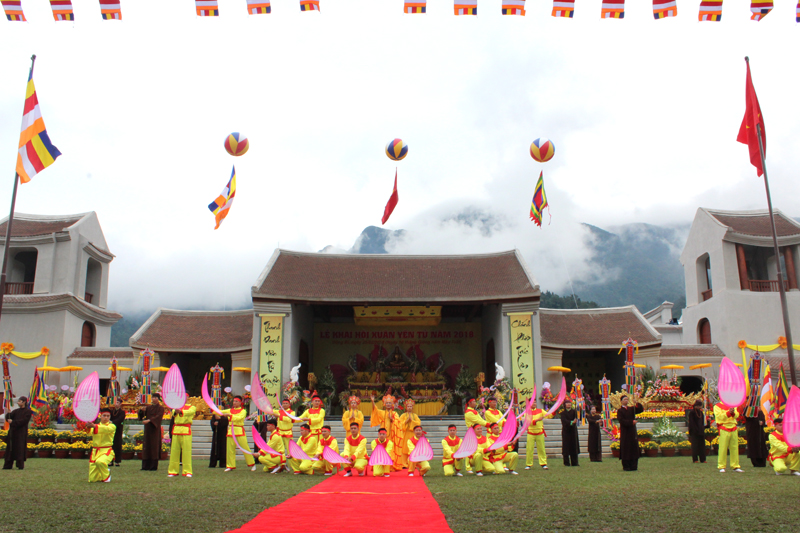 Lễ khai hội xuân Yên Tử 2019 sẽ được tổ chức tại Trung tâm văn hóa Trúc Lâm Yên Tử