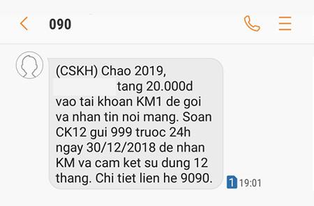 Nhiều khách hàng cho rằng chương trình khuyến mại yêu cầu cam kết sử dụng là một hình thức trói chân khách hàng của nhà mạng. Ảnh: NVCC.