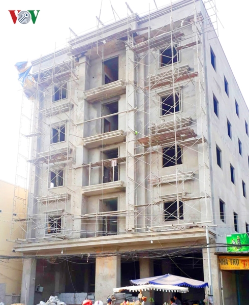 Công trình xây dựng xảy ra tai nạn.