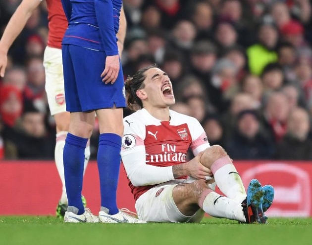  Bellerin chấn thương đặc biệt nghiêm trọng.