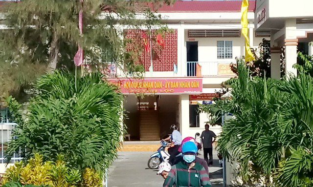 Trụ sở xã Tân Lộc (huyện Thới Bình, tỉnh Cà Mau), nơi ông Trần Thanh Trường làm Trưởng Công an xã. Ảnh: dantri.com.vn
