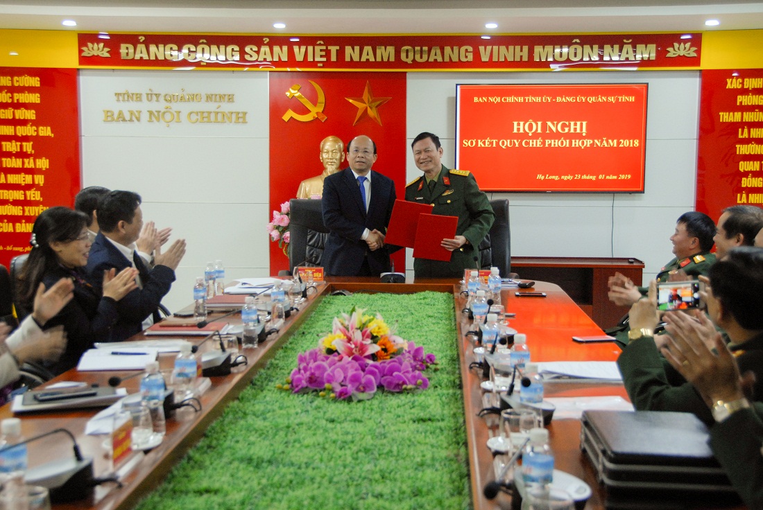 Hai cơ quan ký kết Qua chế phối hợp năm 2019.