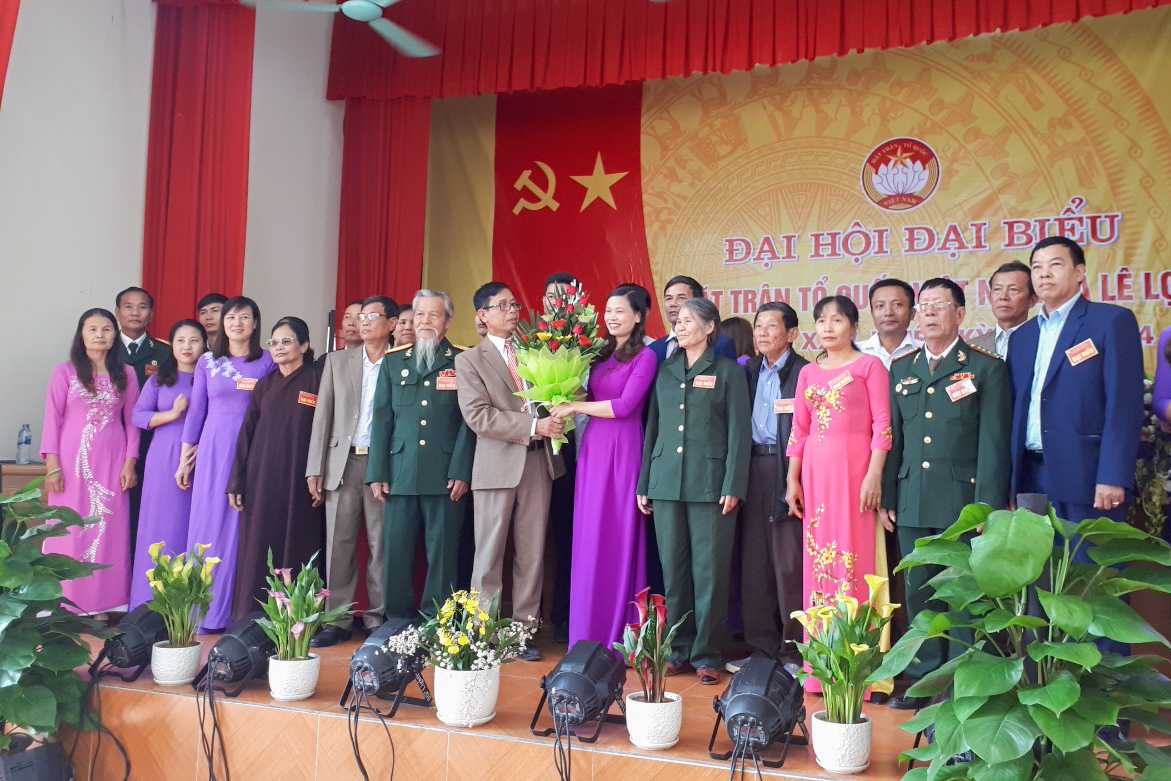 Xã Lê Lợi là đơn vị tổ chức điểm Đại hội MTTQ cấp xã của huyện Hoành Bồ.
