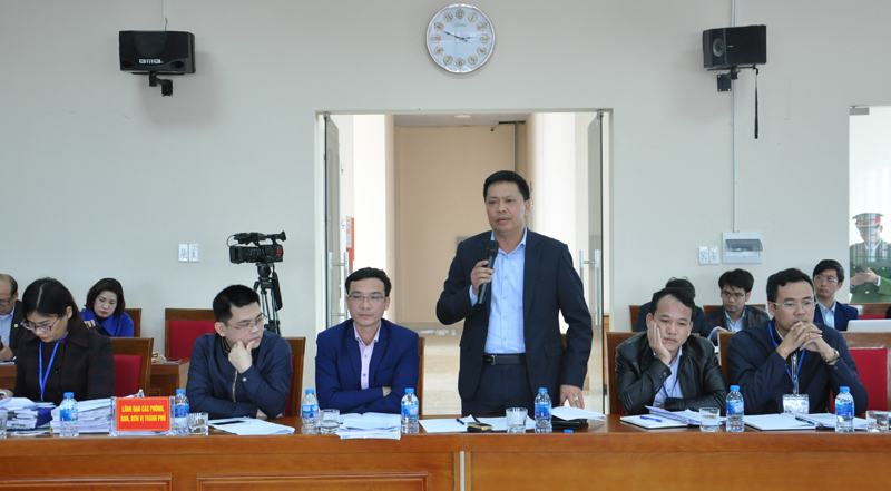 Đại diện Công ty CP Tuấn Thành lý giải nguyên nhân dừng thực hiện thỏa thuận hỗ trợ cho các hộ dân.