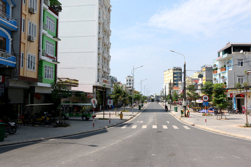 Một góc thị trấn Cô Tô.
