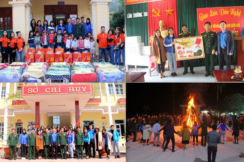 Hưởng ứng phong trào Tuổi trẻ với mùa xuân biên giới năm 2019, vừa qua, đoàn công tác Tỉnh Đoàn, Đoàn TN Khối các cơ quan tỉnh đã tổ chức thăm, chúc tết và tặng 80 suất quà (tổng trị giá trên 80 triệu đồng) một số đơn vị bộ đội, trường học trên địa bàn các huyện Bình Liêu, Hải Hà như :Điểm Trường Tiểu học và Mầm non Bắc Cương, Đồn Biên phòng Cửa khẩu Hoành Mô, Lâm trường 156 (Đoàn Kinh tế - Quốc phòng 327), Trung đoàn 43 (Sư đoàn 395), Đồn Biên phòng Quảng Đức Đoàn.