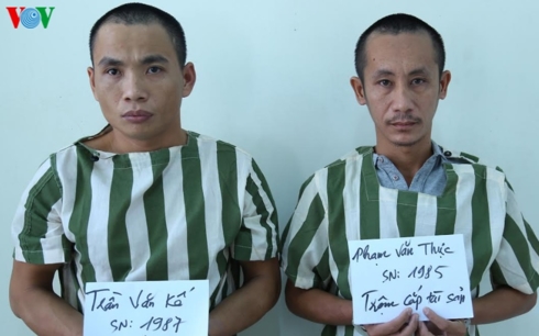 Đối tượng Trần Văn Kế và Phạm Văn Thực.