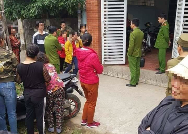 Ngôi nhà nơi xảy ra án mạng. Ảnh: Tiền Châu.