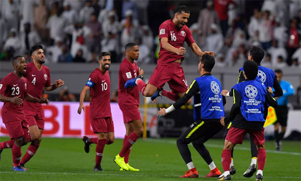 Qatar có sự vượt trội về cả sức mạnh cũng như sự may mắn. Ảnh: Reuters