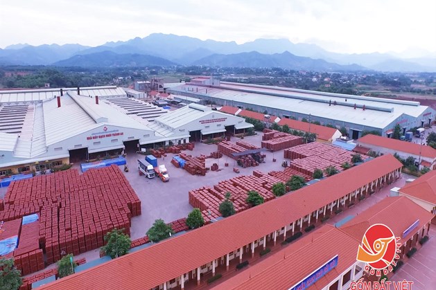 Quang cảnh Nhà máy gạch ngói Tràng An.