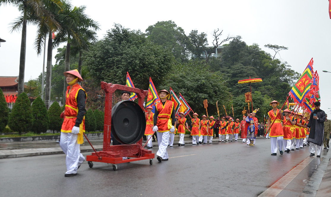 Lễ hội diễn ra long trọng, trang nghiêm.