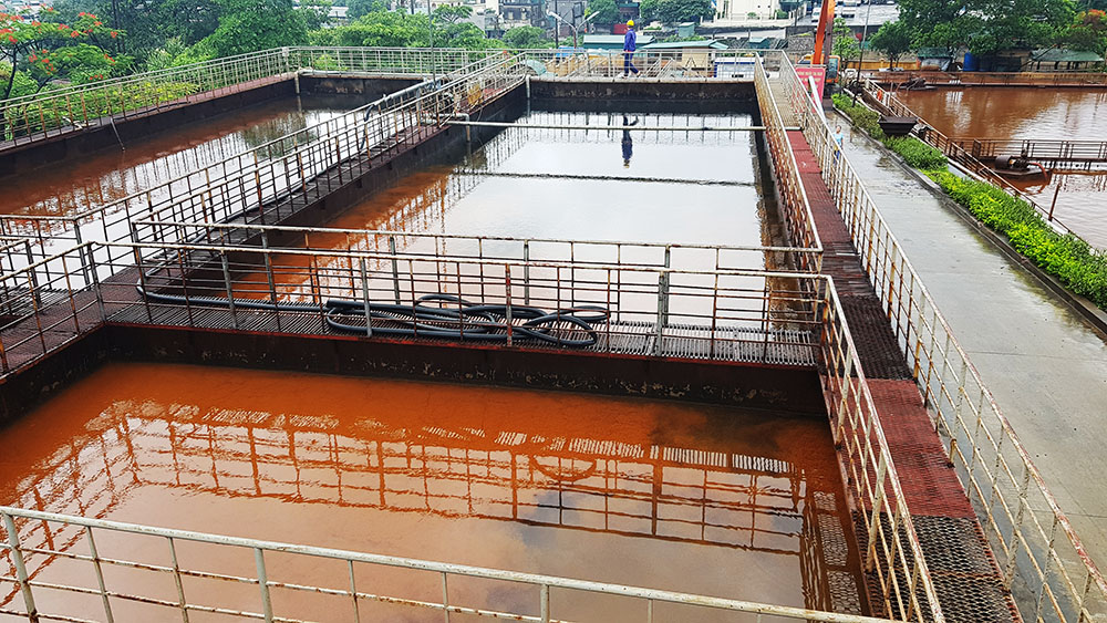 Hiện TKV đang vận hành khai thác 40 dự án Trạm XLNT mỏ trên toàn tỉnh. Ảnh: Trạm xử lý nước thải mỏ +25 Núi Nhện có tổng mức đầu tư 55 tỷ đồng, công suất 1200m3/ giờxử lý toàn bộ nguồn nước thải mỏ từ quá trình sản xuất của Công ty than Thống Nhất