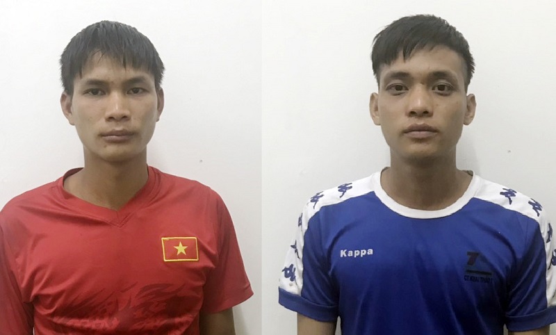 Cùng 2 con trai đang bị tạm giam tại Nhà tạm giữ Công an huyện Tiên Yên (Ảnh: Công an Tiên Yên)