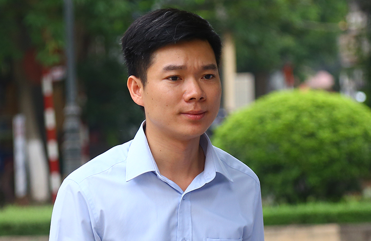 Bị cáo Hoàng Công Lương. Ảnh: Phạm Dự.