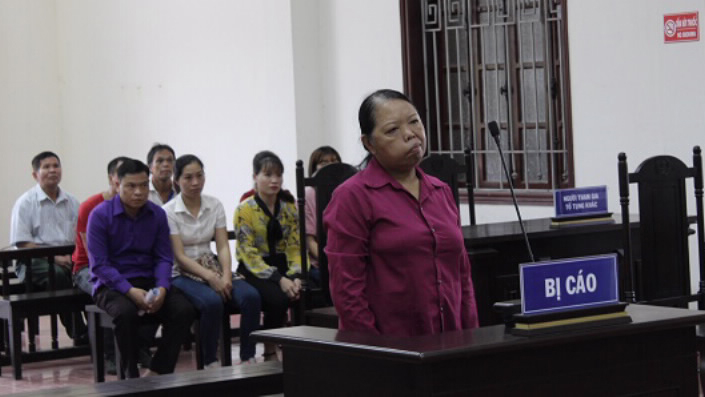  Bạch Thị Phúc tại phiên tòa