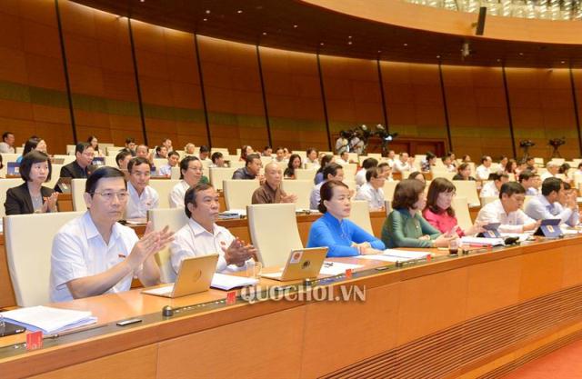 Đại biểu Quốc hội tại phiên họp.