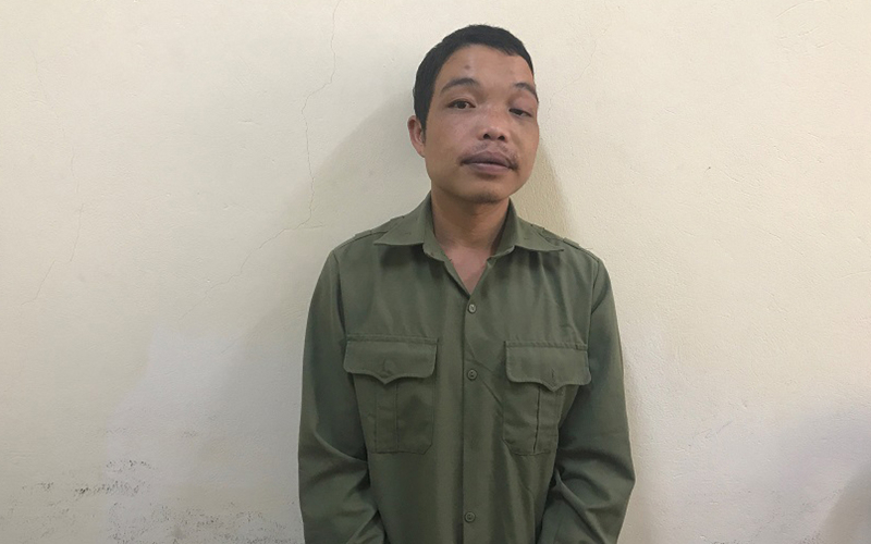  Bị can Lộc Văn Hưởng. (Ảnh công an cung cấp)