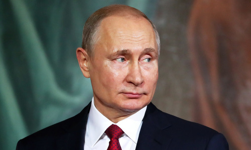 Tổng thống Nga Vladimir Putin hồi năm 2018. Ảnh: Reuters.